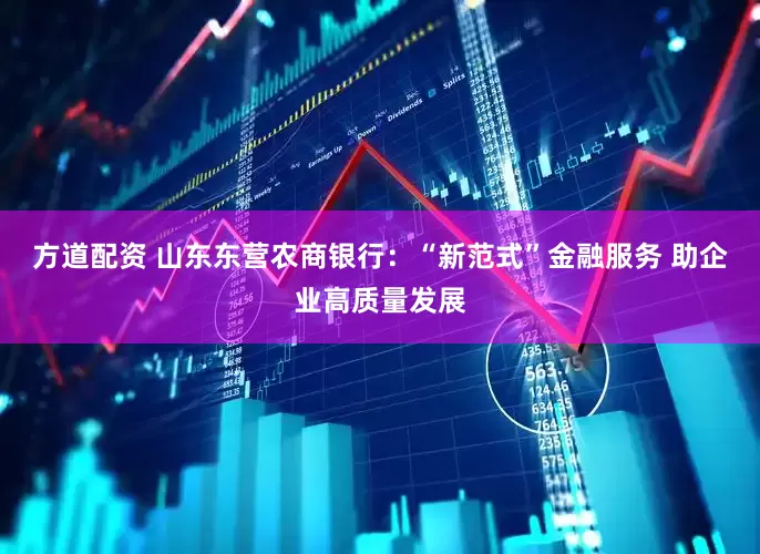 方道配资 山东东营农商银行：“新范式”金融服务 助企业高质量发展